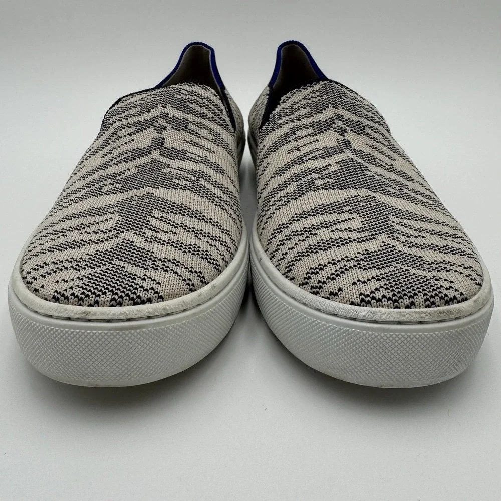 Rothy's The Sneaker Maritime Tiger Slip On Shoes Loafers Women 9 Athleisure City